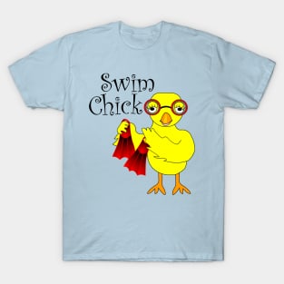 Swim Chick Text T-Shirt